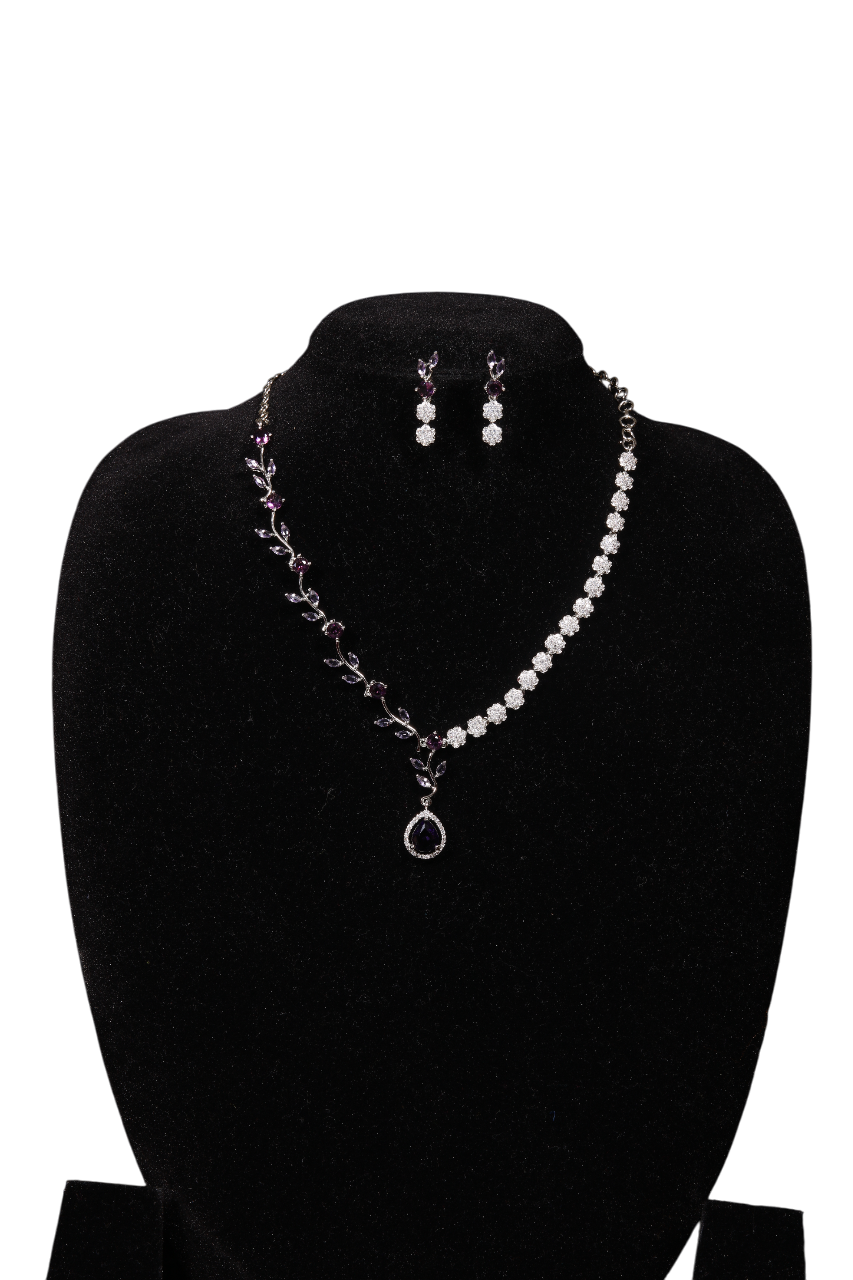 American diamond premium white stone set